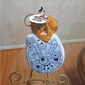 Fetch Authentic Disney Star Wars Plush Chewbacca Dog Toy Squeaky Adorable 8”